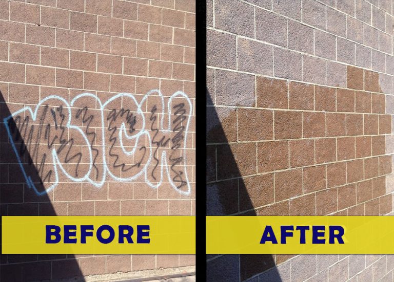 Power Washing for Graffiti Removal