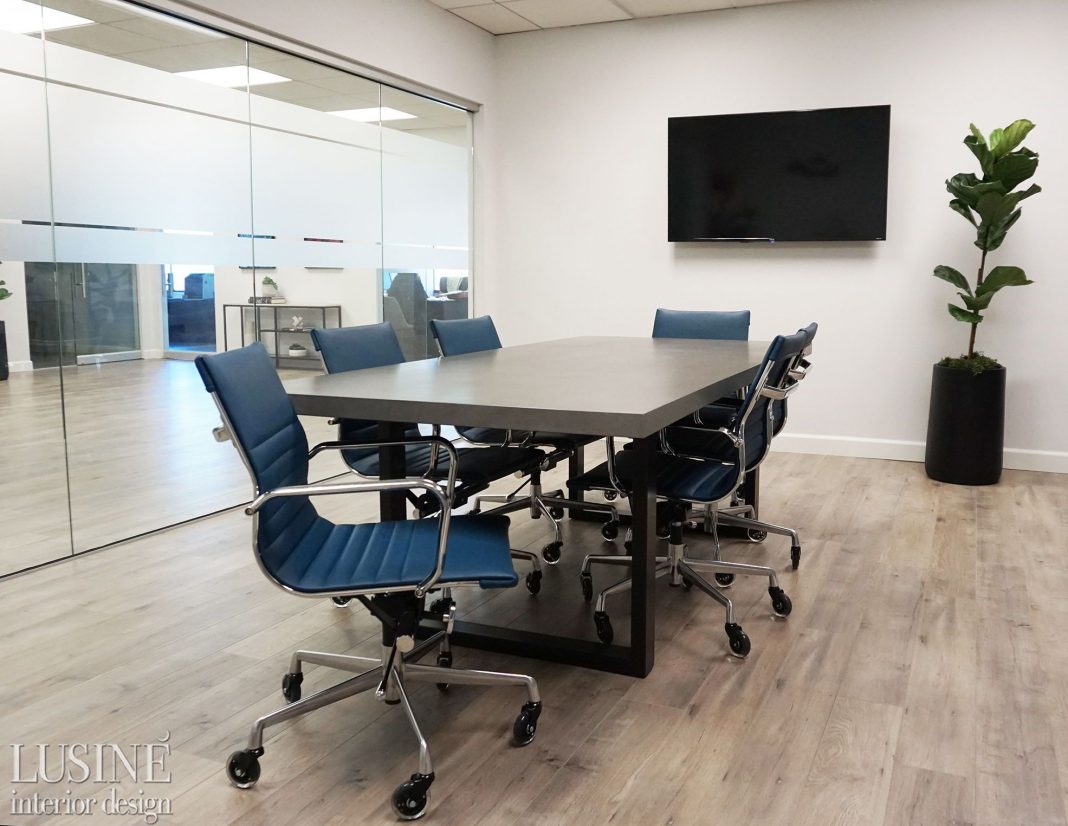 custom glass conference room