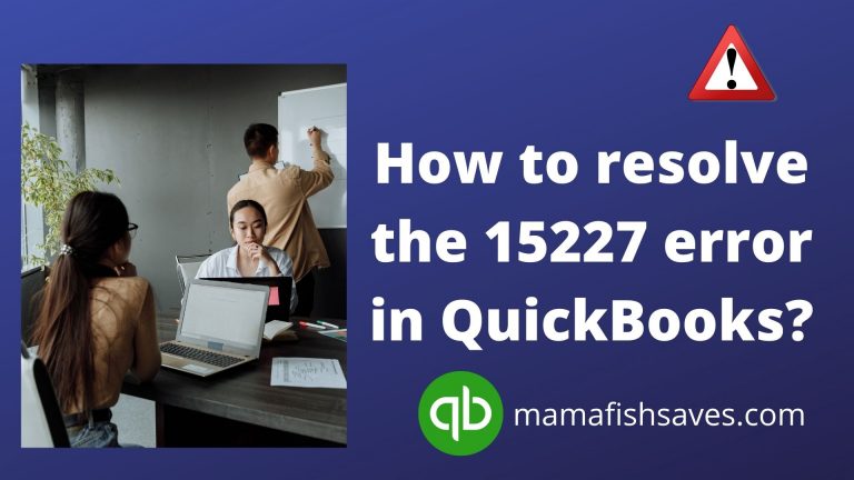 quickbooks error 15227