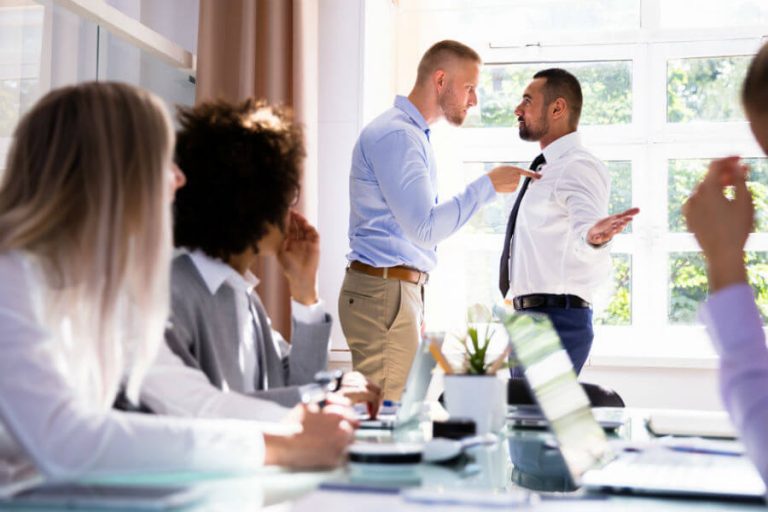 Employees Fighting in Workplace