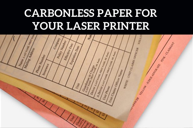 Carbonless Paper