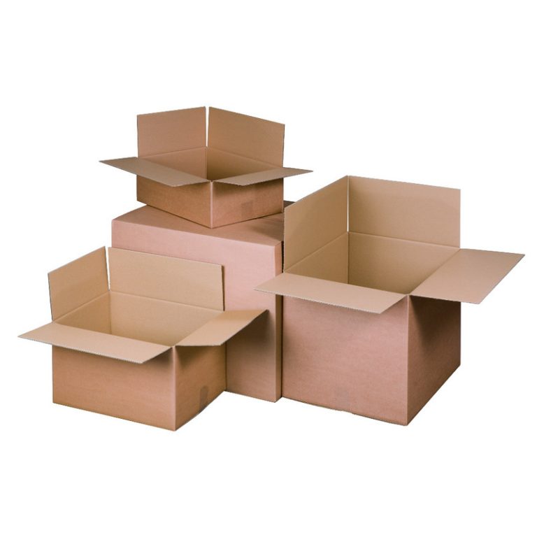 cardboard boxes