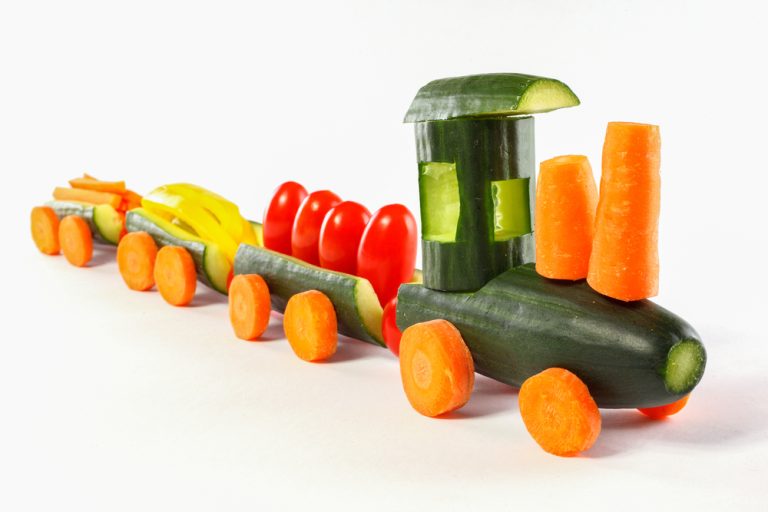 Get Your Kids Excited About Veggies with the Vegetable Train